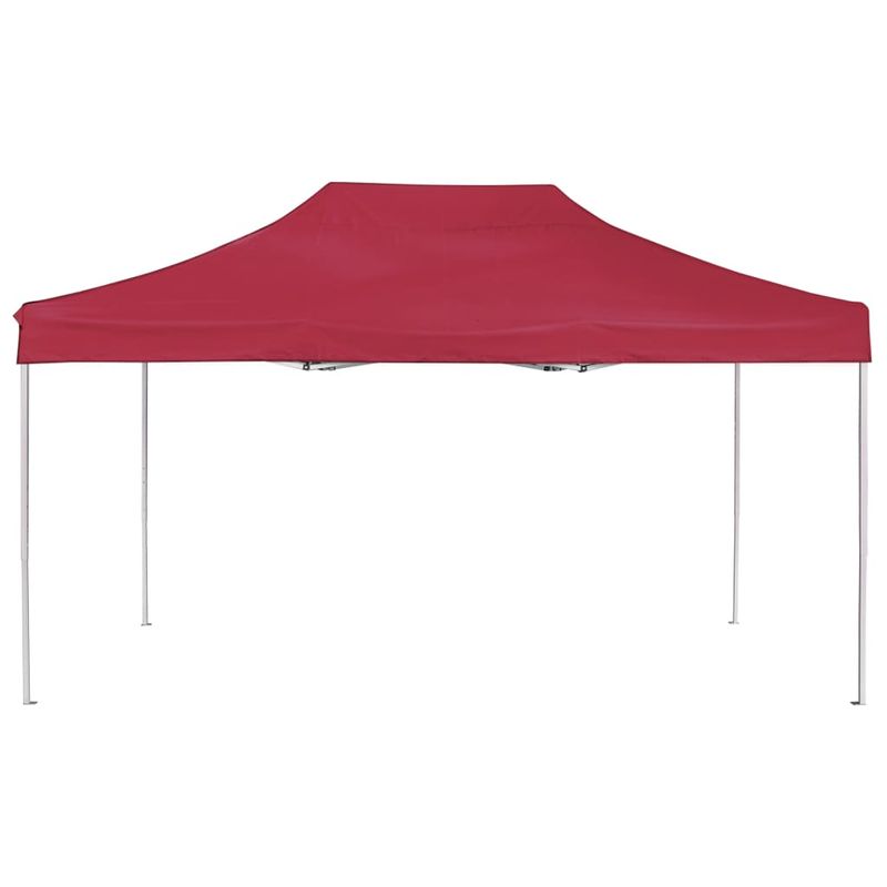Casa si Gradina - Gradina si terasa - Umbrele si pavilioane - Pavilioane - Cort de petrecere pliabil profesional rosu vin 4,5x3 m aluminiu - Infinity.ro
