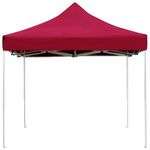 Casa si Gradina - Gradina si terasa - Umbrele si pavilioane - Pavilioane - Cort de petrecere pliabil profesional rosu vin 4,5x3 m aluminiu - Infinity.ro