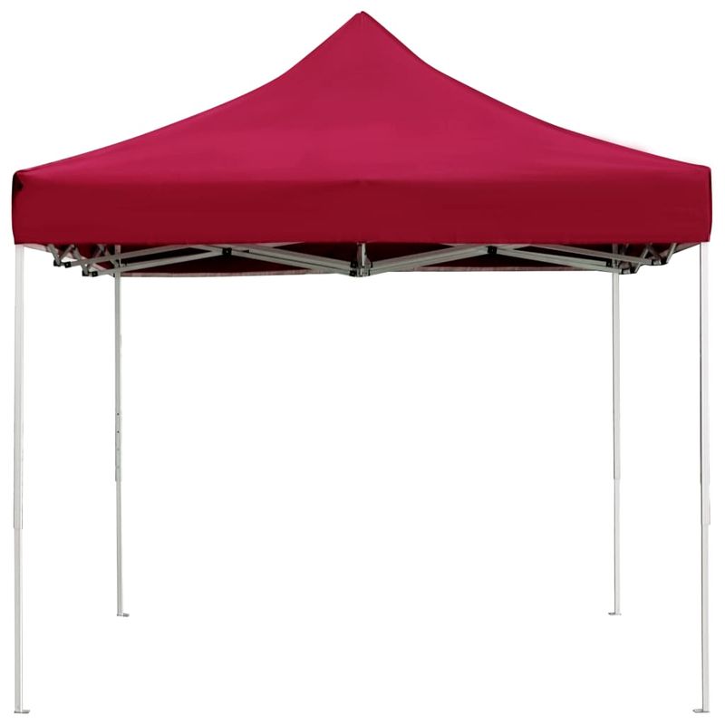 Casa si Gradina - Gradina si terasa - Umbrele si pavilioane - Pavilioane - Cort de petrecere pliabil profesional rosu vin 4,5x3 m aluminiu - Infinity.ro