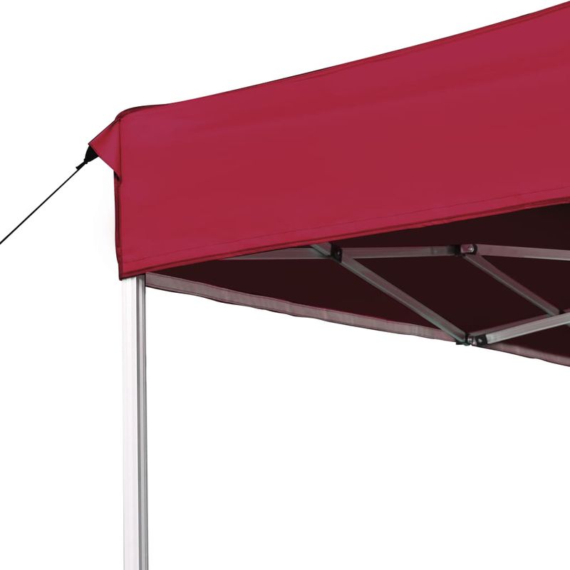 Casa si Gradina - Gradina si terasa - Umbrele si pavilioane - Pavilioane - Cort de petrecere pliabil profesional rosu vin 4,5x3 m aluminiu - Infinity.ro