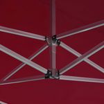 Casa si Gradina - Gradina si terasa - Umbrele si pavilioane - Pavilioane - Cort de petrecere pliabil profesional rosu vin 4,5x3 m aluminiu - Infinity.ro
