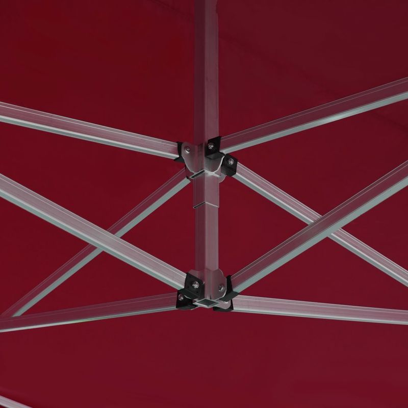 Casa si Gradina - Gradina si terasa - Umbrele si pavilioane - Pavilioane - Cort de petrecere pliabil profesional rosu vin 4,5x3 m aluminiu - Infinity.ro
