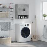 Casa si Gradina - Mobilier - Dulapuri si sifoniere - Dulapuri - Dulap de perete, gri beton, 60x31x70 cm, lemn compozit - Infinity.ro