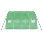 Casa si Gradina - Gradinarit si plante - Sere si solarii - Sera cu cadru din otel, verde, 24 m², 6x4x2,85 m - Infinity.ro