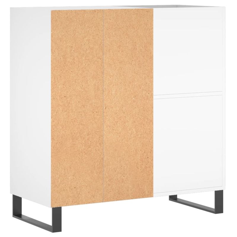Casa si Gradina - Mobilier - Dulapuri si sifoniere - Dulapuri - Dulap pentru discuri, alb, 84,5x38x89 cm, lemn compozit - Infinity.ro