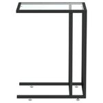 Casa si Gradina - Mobilier - Mese si birouri - Mese living - Masa laterala de calculator, transparent, 50x35x65 cm, sticla - Infinity.ro