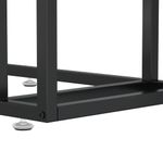 Casa si Gradina - Mobilier - Mese si birouri - Mese living - Masa laterala de calculator, transparent, 50x35x65 cm, sticla - Infinity.ro