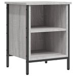 Casa si Gradina - Mobilier - Organizare si depozitare - Organizator incaltaminte - Pantofar, gri sonoma, 38x35x50 cm, lemn compozit - Infinity.ro