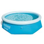 Casa si Gradina - Gradina si terasa - Piscine si accesorii - Piscine - Bestway Piscina gonflabila Fast Set, 244 x 66 cm, rotunda, 57265 - Infinity.ro