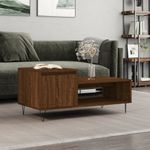 Casa si Gradina - Mobilier - Mese si birouri - Masute de cafea - Masuta de cafea, stejar maro, 100x50x45 cm, lemn prelucrat - Infinity.ro