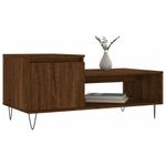 Casa si Gradina - Mobilier - Mese si birouri - Masute de cafea - Masuta de cafea, stejar maro, 100x50x45 cm, lemn prelucrat - Infinity.ro