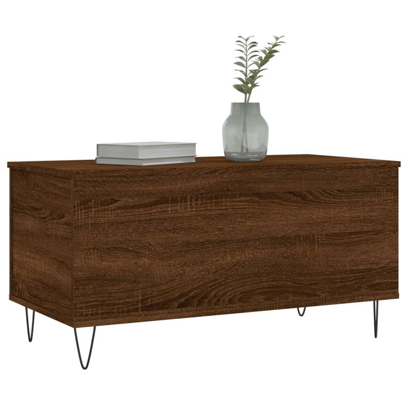 Casa si Gradina - Mobilier - Mese si birouri - Masute de cafea - Masuta de cafea, stejar maro, 90x44,5x45 cm, lemn compozit - Infinity.ro