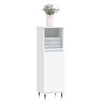 Casa si Gradina - Mobilier - Mobilier baie - Corpuri baie - Dulap de baie, alb, 30x30x100 cm, lemn prelucrat - Infinity.ro