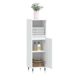 Casa si Gradina - Mobilier - Mobilier baie - Corpuri baie - Dulap de baie, alb, 30x30x100 cm, lemn prelucrat - Infinity.ro