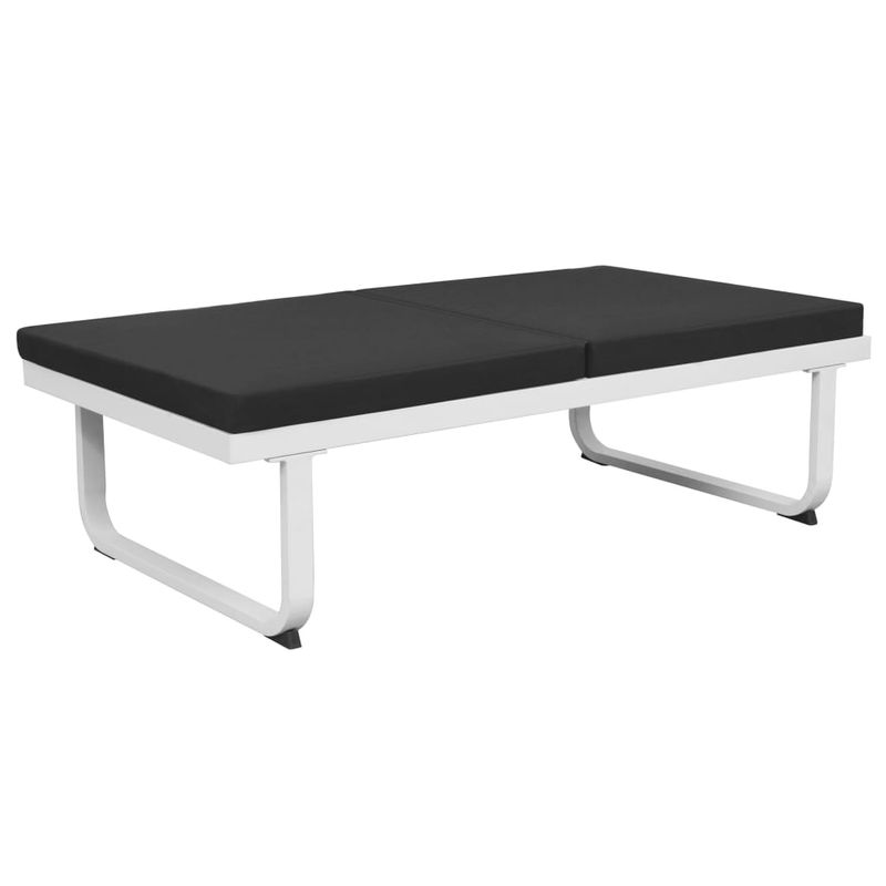 Casa si Gradina - Gradina si terasa - Mobilier exterior - Seturi mobila gradina - Set mobilier gradina, 5 piese, negru, textilena si aluminiu - Infinity.ro