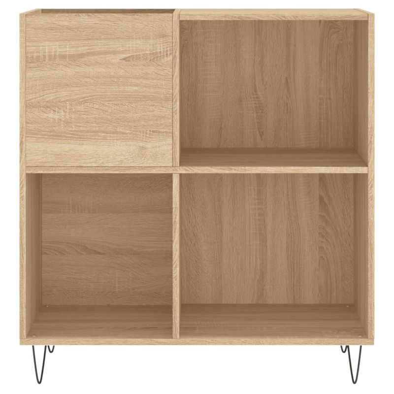 Casa si Gradina - Mobilier - Dulapuri si sifoniere - Dulapuri - Dulap pentru discuri stejar sonoma 84,5x38x89 cm lemn compozit - Infinity.ro