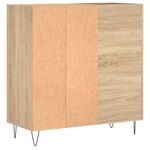 Casa si Gradina - Mobilier - Dulapuri si sifoniere - Dulapuri - Dulap pentru discuri stejar sonoma 84,5x38x89 cm lemn compozit - Infinity.ro