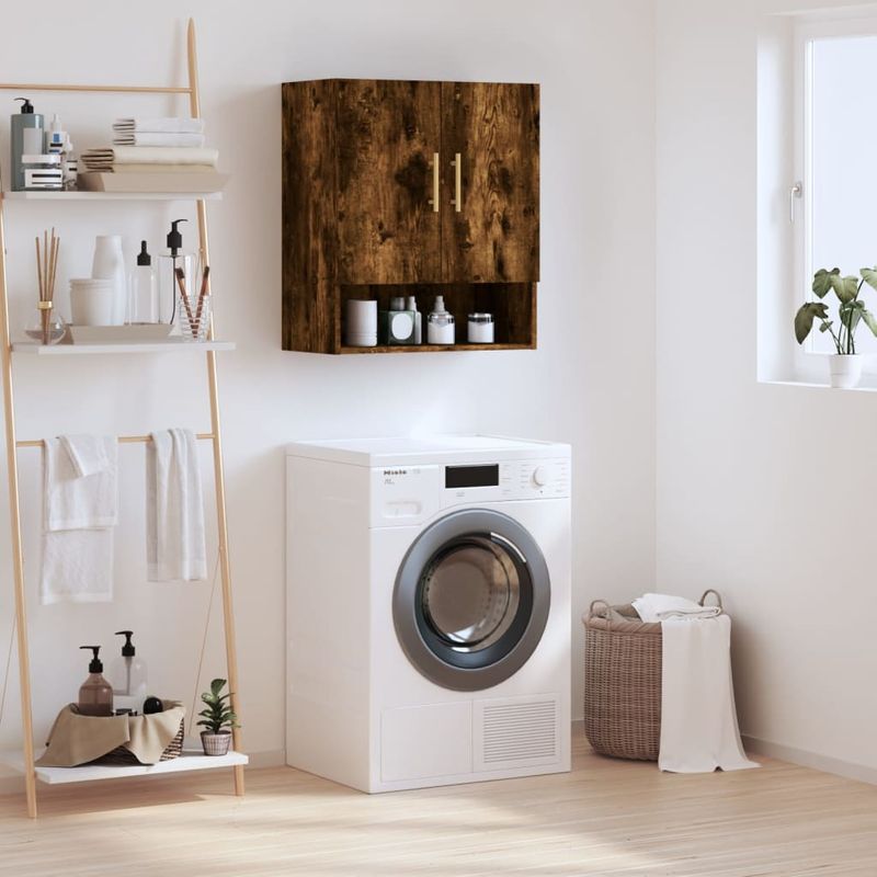 Casa si Gradina - Mobilier - Dulapuri si sifoniere - Dulapuri - Dulap de perete, stejar fumuriu, 60x31x70 cm, lemn compozit - Infinity.ro
