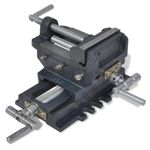 Casa si Gradina - Constructii - Scule electrice si accesorii - Menghine si cleme fixare - Menghina in cruce masina de gaurit, actionare manuala, 78 mm - Infinity.ro