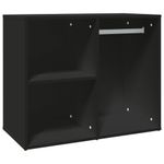 Casa si Gradina - Mobilier - Dulapuri si sifoniere - Dulapuri - Dulap de dressing, negru, 80x40x65 cm, lemn compozit - Infinity.ro