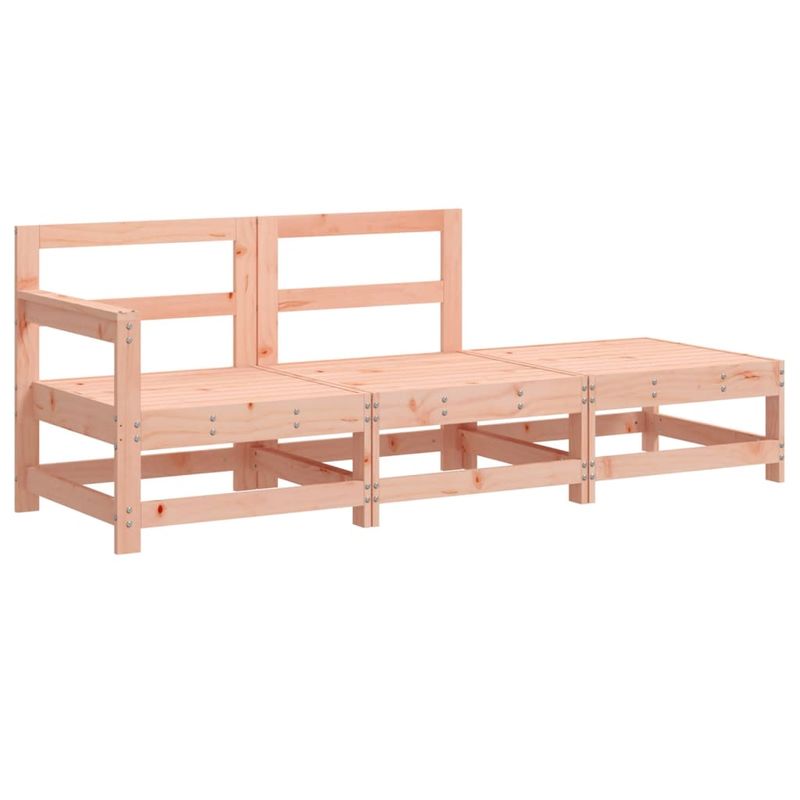 Casa si Gradina - Gradina si terasa - Mobilier exterior - Canapele si fotolii gradina - Set mobilier de gradina cu perne, 3 piese, lemn masiv douglas - Infinity.ro