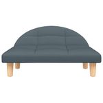 Petshop - Accesorii petshop - Culcusuri si custi - Culcusuri si saltele - Pat de caini, gri inchis, 70x52x30 cm, material textil - Infinity.ro