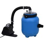 Casa si Gradina/Constructii/Scari si accesorii interioare/Alte accesorii pentru piscine - Pompa de filtrare pentru piscina, negru si albastru, 4 m³/h - Infinity.ro
