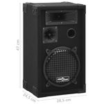 TV, Audio-Video si Foto - Audio Hi-Fi - Boxe si subwoofere - Boxe Hifi pasive de scena profesionale, 2 buc., negru, 800 W - Infinity.ro