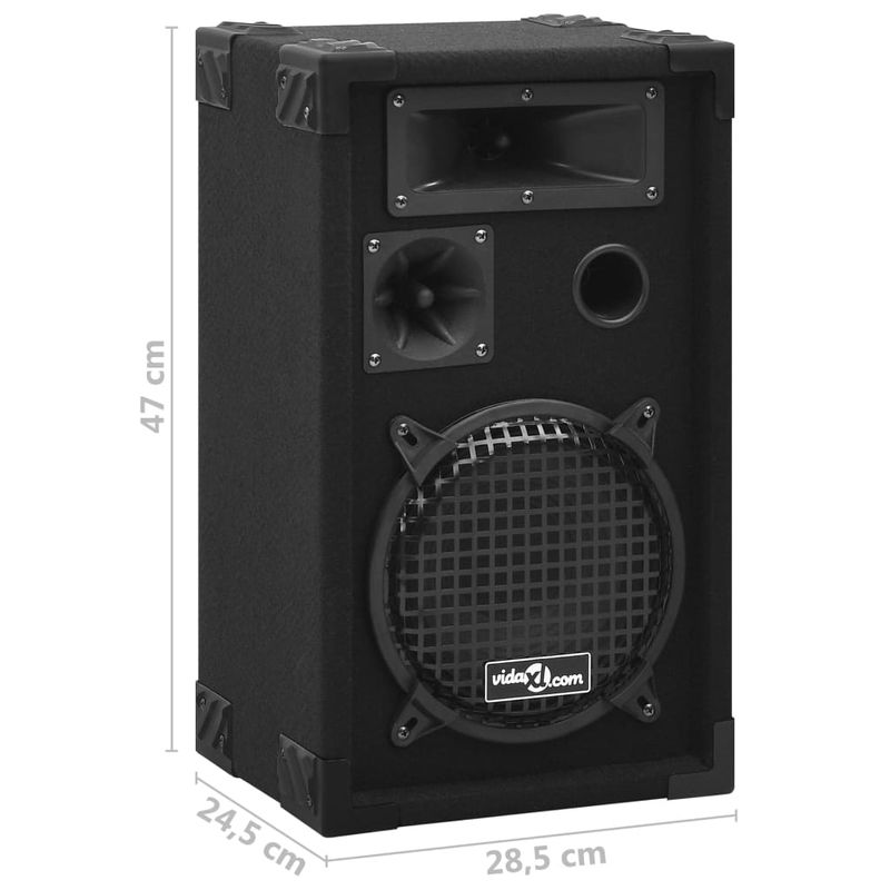 TV, Audio-Video si Foto - Audio Hi-Fi - Boxe si subwoofere - Boxe Hifi pasive de scena profesionale, 2 buc., negru, 800 W - Infinity.ro