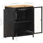 Casa si Gradina - Mobilier - Comode si corpuri - Comode - Servanta, 60x35x78 cm, lemn masiv de mango nefinisat - Infinity.ro