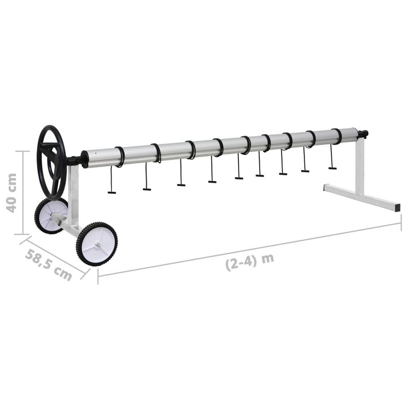 Casa si Gradina - Gradina si terasa - Piscine si accesorii - Accesorii piscine - Derulator de prelata de piscina cu baza din otel inoxidabil - Infinity.ro