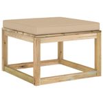 Casa si Gradina - Gradina si terasa - Mobilier exterior - Seturi mobila gradina - Set mobilier de gradina cu perne, 7 piese, lemn de pin tratat - Infinity.ro