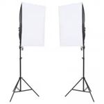 TV, Audio-Video si Foto - Aparate foto si accesorii - Accesorii foto si video - Blitzuri - Kit studio foto cu set de lumina si fundal - Infinity.ro