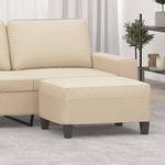 Casa si Gradina - Mobilier - Scaune si fotolii - Tabureti - Taburet, crem, 70x55x41 cm, microfibra - Infinity.ro