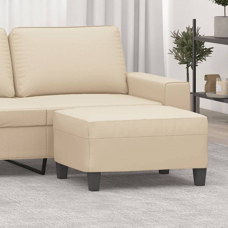 Casa si Gradina - Mobilier - Scaune si fotolii - Tabureti - Taburet, crem, 70x55x41 cm, microfibra - Infinity.ro