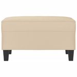 Casa si Gradina - Mobilier - Scaune si fotolii - Tabureti - Taburet, crem, 70x55x41 cm, microfibra - Infinity.ro