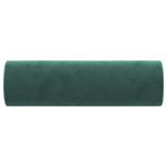 Casa si Gradina - Textile si covoare - Perne si pilote - Perne decorative - Perne decorative, 2 buc., verde inchis, Ø15x50 cm, catifea - Infinity.ro