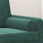 Casa si Gradina - Textile si covoare - Perne si pilote - Perne decorative - Perne decorative, 2 buc., verde inchis, Ø15x50 cm, catifea - Infinity.ro