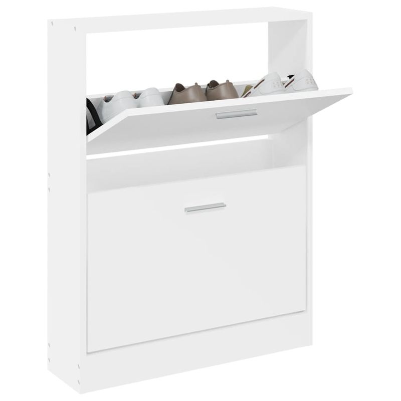 Casa si Gradina - Mobilier - Organizare si depozitare - Organizator incaltaminte - Pantofar, alb, 59x17x81 cm, lemn prelucrat - Infinity.ro