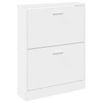 Casa si Gradina - Mobilier - Organizare si depozitare - Organizator incaltaminte - Pantofar, alb, 59x17x81 cm, lemn prelucrat - Infinity.ro