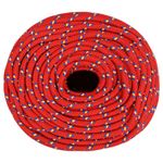 Casa si Gradina - Constructii - Feronerie si accesorii - Sfoara si lanturi - Franghie de barca, rosu, 8 mm, 250 m, polipropilena - Infinity.ro