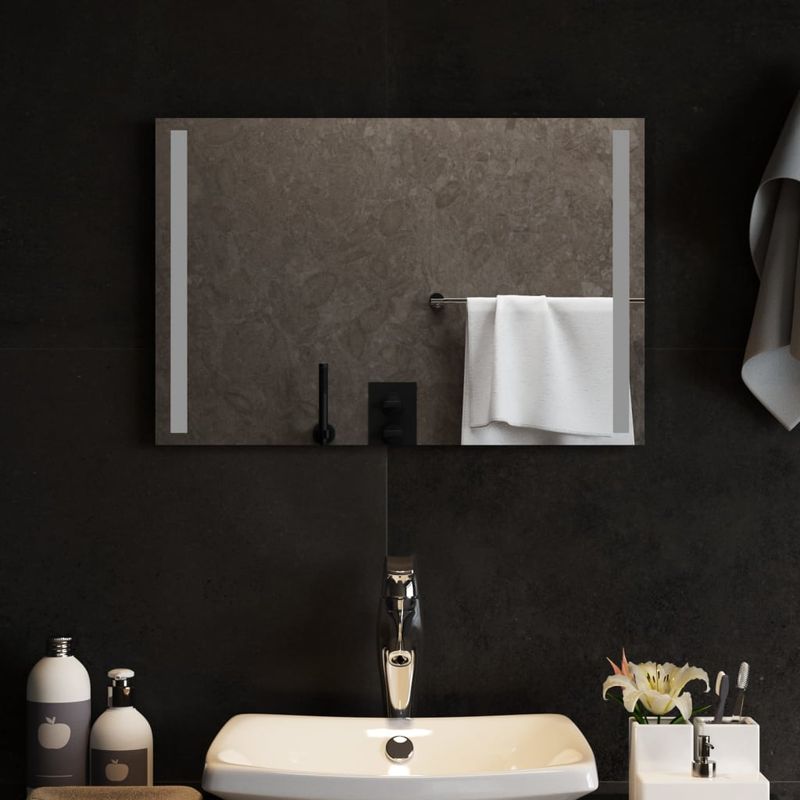 Casa si Gradina - Decoratiuni - Oglinzi - Oglinda de baie cu LED, 60x40 cm - Infinity.ro