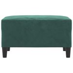 Casa si Gradina - Mobilier - Scaune si fotolii - Tabureti - Taburet, verde inchis, 70x55x41 cm, catifea - Infinity.ro
