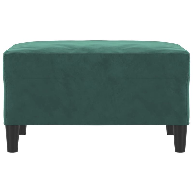 Casa si Gradina - Mobilier - Scaune si fotolii - Tabureti - Taburet, verde inchis, 70x55x41 cm, catifea - Infinity.ro