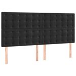 Casa si Gradina - Mobilier - Paturi si accesorii - Paturi - Pat box spring cu saltea, negru, 200x200 cm, catifea - Infinity.ro
