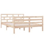 Casa si Gradina - Mobilier - Paturi si accesorii - Paturi - Cadru de pat, 140x190 cm, lemn masiv de pin - Infinity.ro