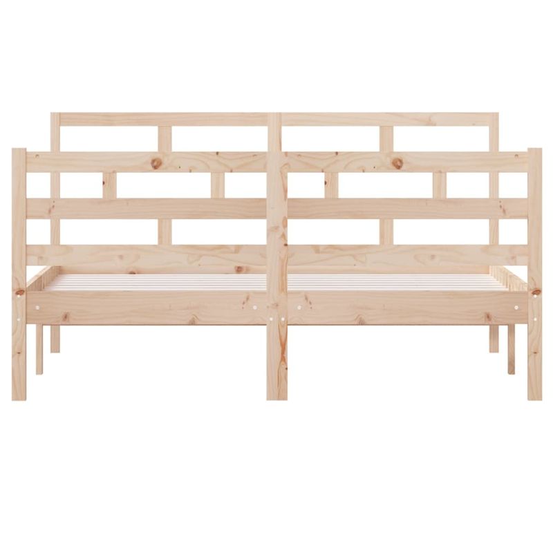 Casa si Gradina - Mobilier - Paturi si accesorii - Paturi - Cadru de pat, 140x190 cm, lemn masiv de pin - Infinity.ro