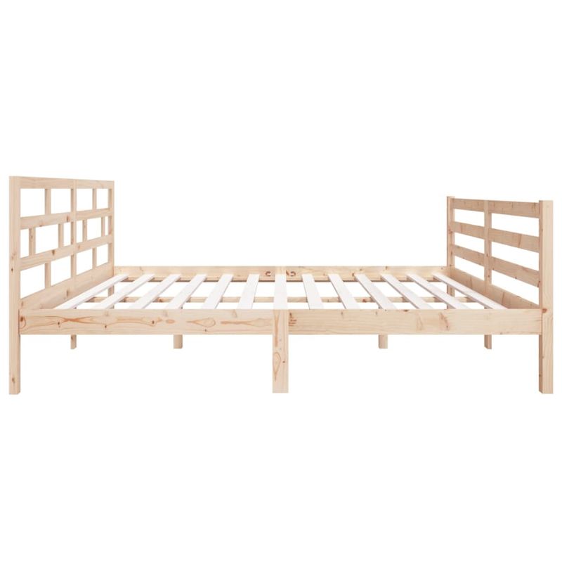 Casa si Gradina - Mobilier - Paturi si accesorii - Paturi - Cadru de pat, 140x190 cm, lemn masiv de pin - Infinity.ro