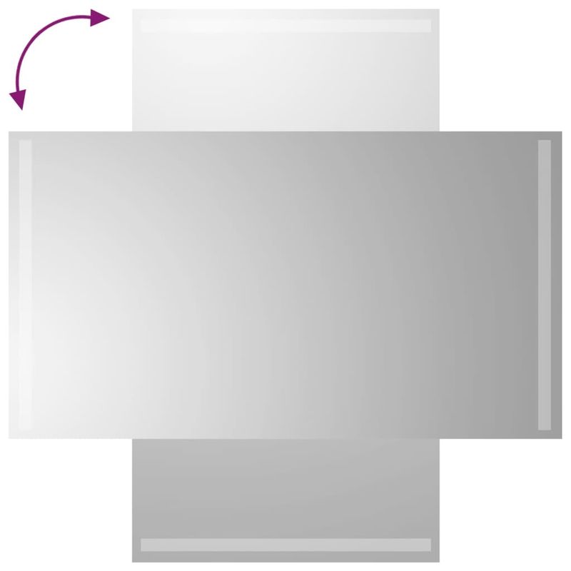 Casa si Gradina/Decoratiuni/Oglinzi - Oglinda de baie cu LED, 50x90 cm - Infinity.ro