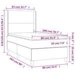 Casa si Gradina - Mobilier - Paturi si accesorii - Paturi - Pat box spring cu saltea, roz, 80x200 cm, catifea - Infinity.ro